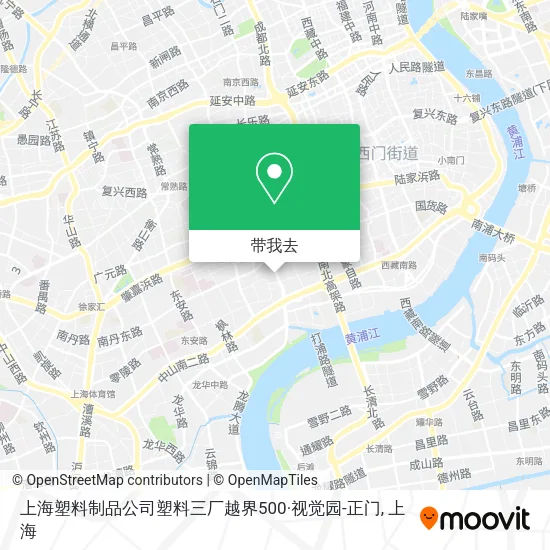 上海塑料制品公司塑料三厂越界500·视觉园-正门地图