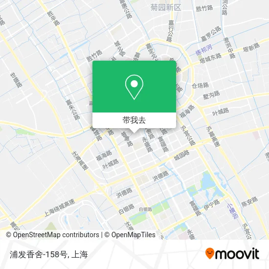 浦发香舍-158号地图