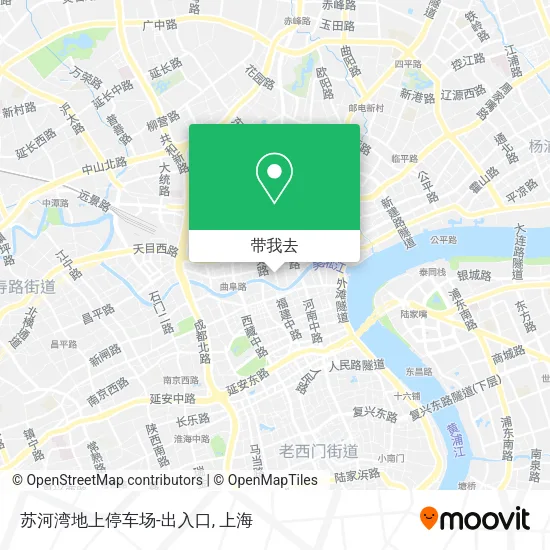 苏河湾地上停车场-出入口地图