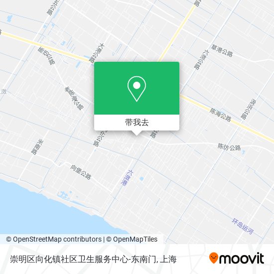 崇明区向化镇社区卫生服务中心-东南门地图