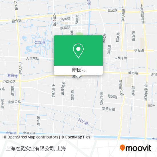 上海杰觅实业有限公司地图