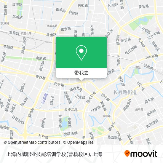 上海内威职业技能培训学校(曹杨校区)地图