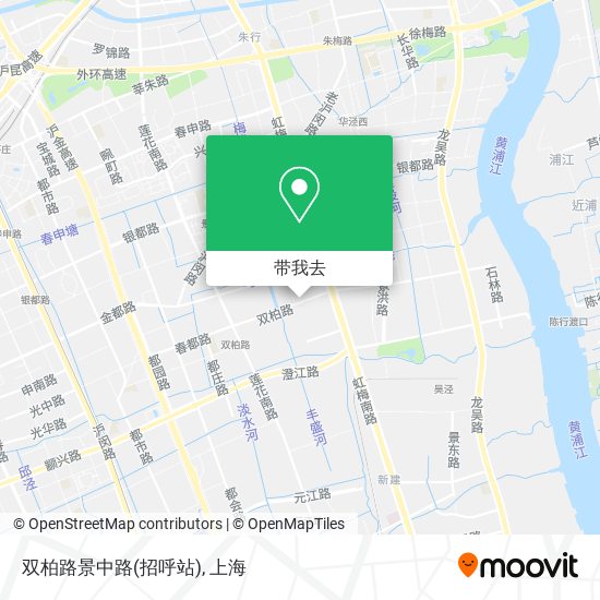 双柏路景中路(招呼站)地图