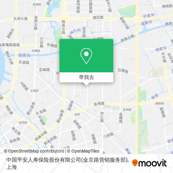 中国平安人寿保险股份有限公司(金京路营销服务部)地图