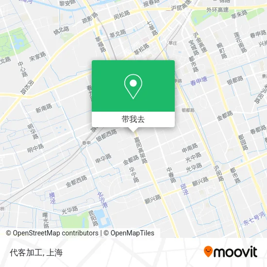 代客加工地图