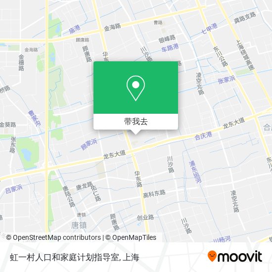 虹一村人口和家庭计划指导室地图