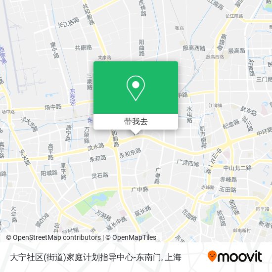 大宁社区(街道)家庭计划指导中心-东南门地图