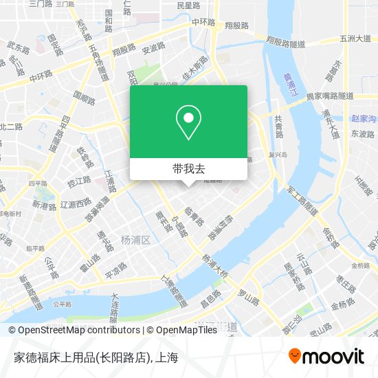 家德福床上用品(长阳路店)地图