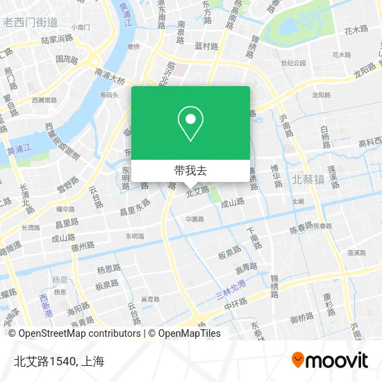 北艾路1540地图