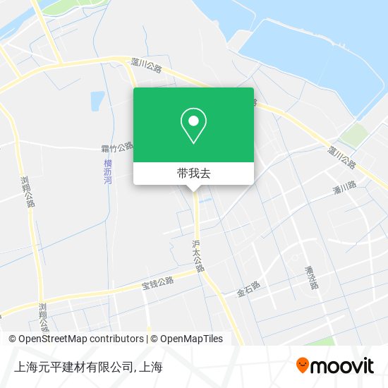 上海元平建材有限公司地图