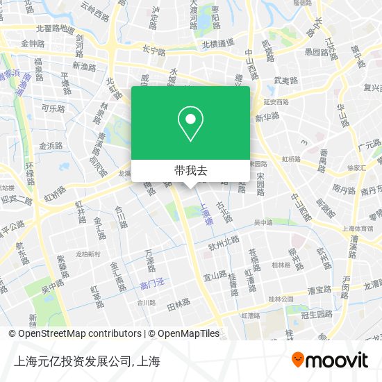上海元亿投资发展公司地图