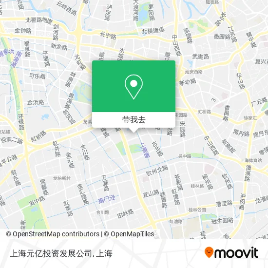 上海元亿投资发展公司地图