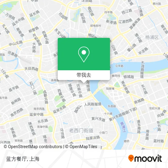 蓝方餐厅地图