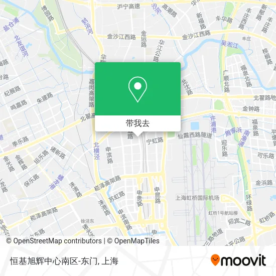恒基旭辉中心南区-东门地图