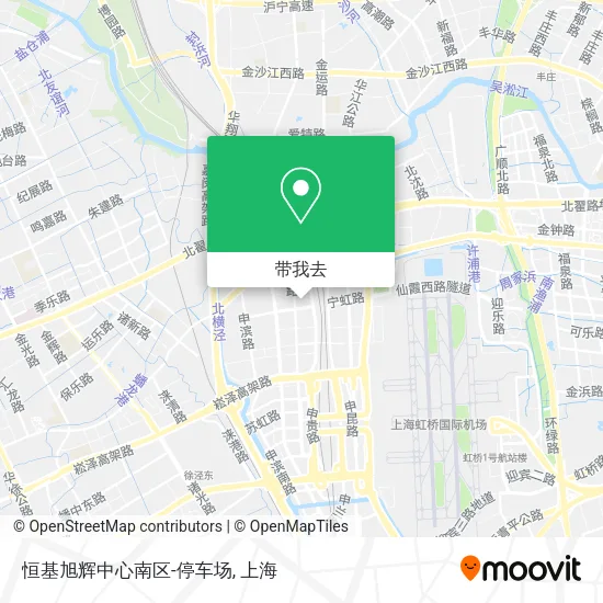 恒基旭辉中心南区-停车场地图