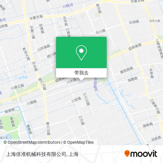 上海倍准机械科技有限公司地图