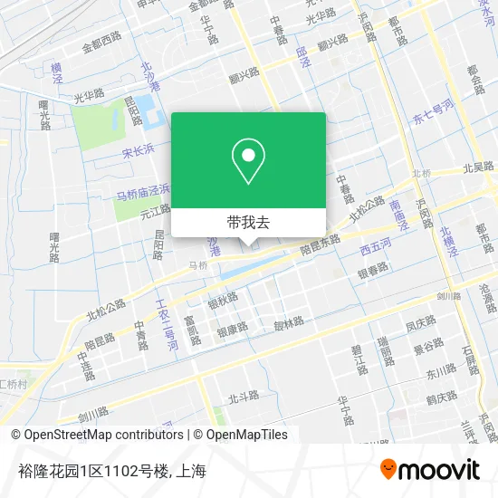 裕隆花园1区1102号楼地图