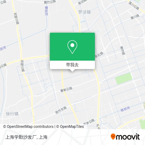 上海学勤沙发厂地图