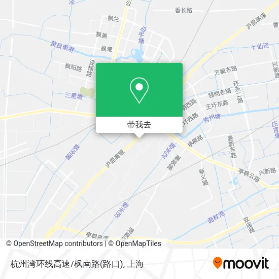 杭州湾环线高速/枫南路(路口)地图