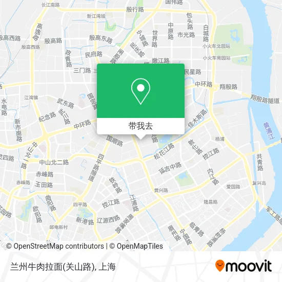 兰州牛肉拉面(关山路)地图