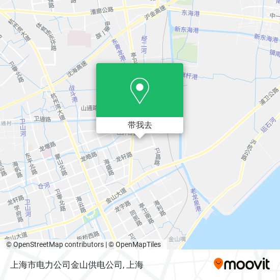 上海市电力公司金山供电公司地图