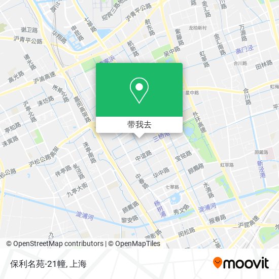 保利名苑-21幢地图