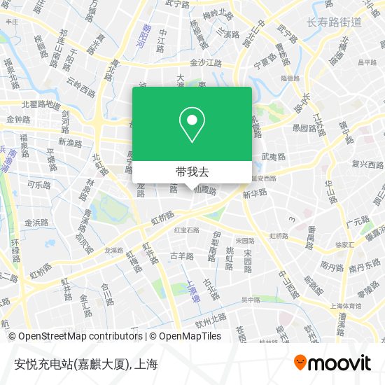 安悦充电站(嘉麒大厦)地图