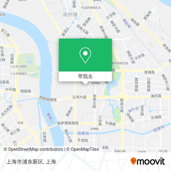 上海市浦东新区地图