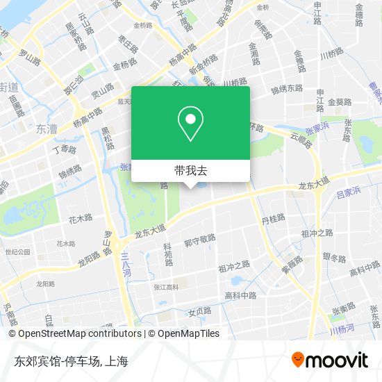 东郊宾馆-停车场地图