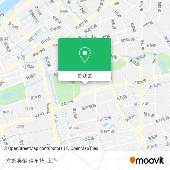 东郊宾馆-停车场地图