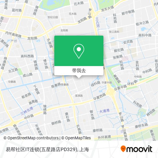 易帮社区IT连锁(五星路店PD329)地图