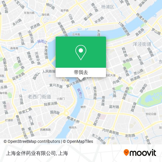 上海金伴药业有限公司地图
