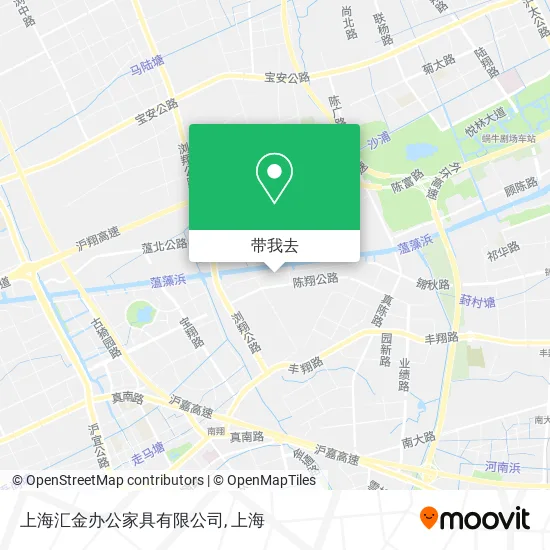 上海汇金办公家具有限公司地图