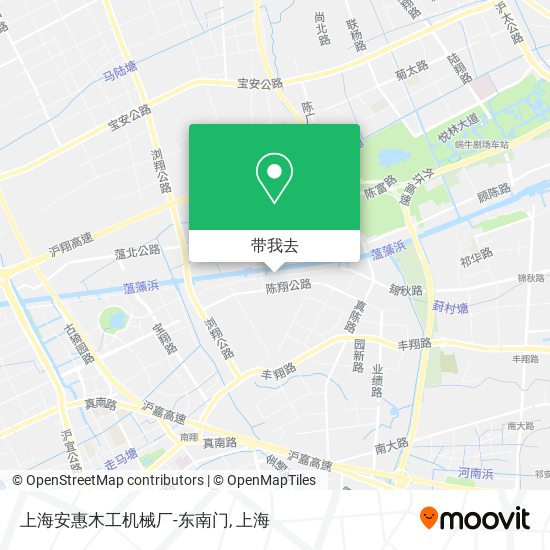上海安惠木工机械厂-东南门地图