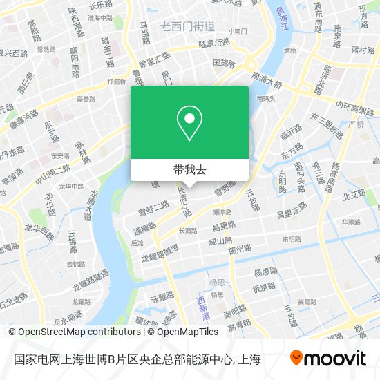国家电网上海世博B片区央企总部能源中心地图