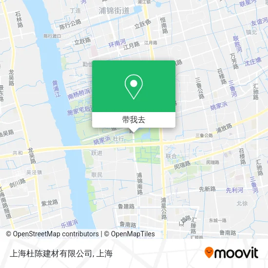 上海杜陈建材有限公司地图