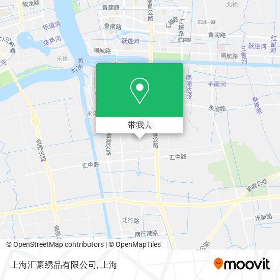 上海汇豪绣品有限公司地图