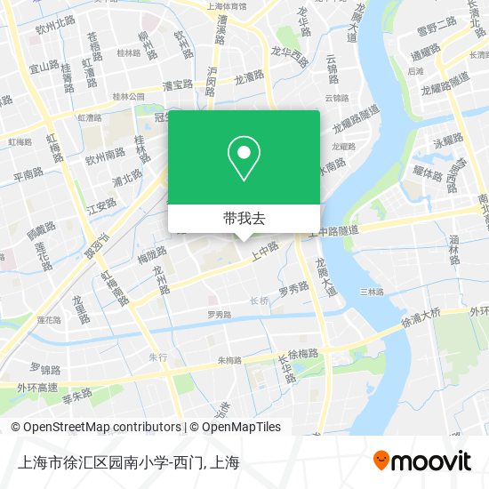 上海市徐汇区园南小学-西门地图