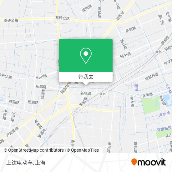 上达电动车地图