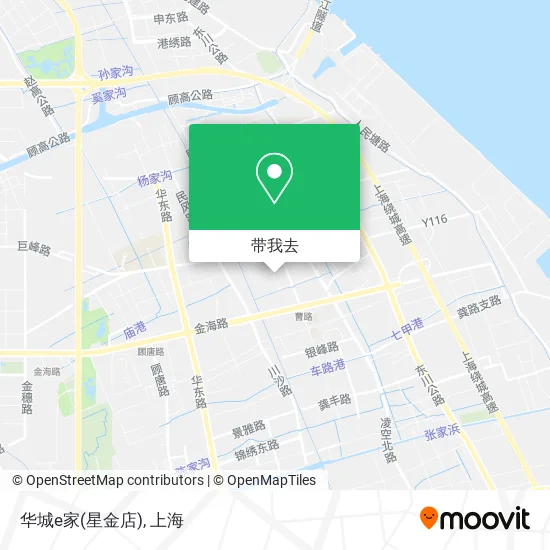 华城e家(星金店)地图