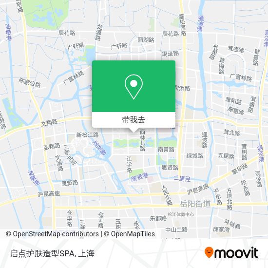 启点护肤造型SPA地图