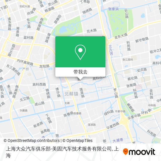 上海大众汽车俱乐部-美固汽车技术服务有限公司地图