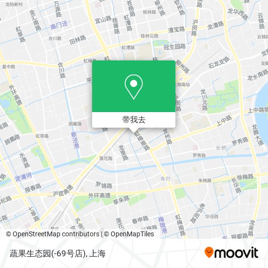 蔬果生态园(-69号店)地图