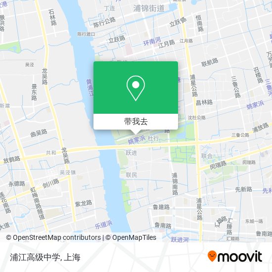 浦江高级中学地图