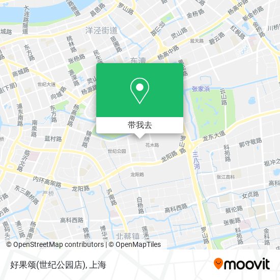 好果颂(世纪公园店)地图
