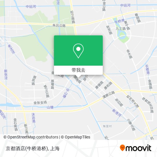 京都酒店(牛桥港桥)地图