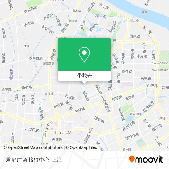 君庭广场-接待中心地图