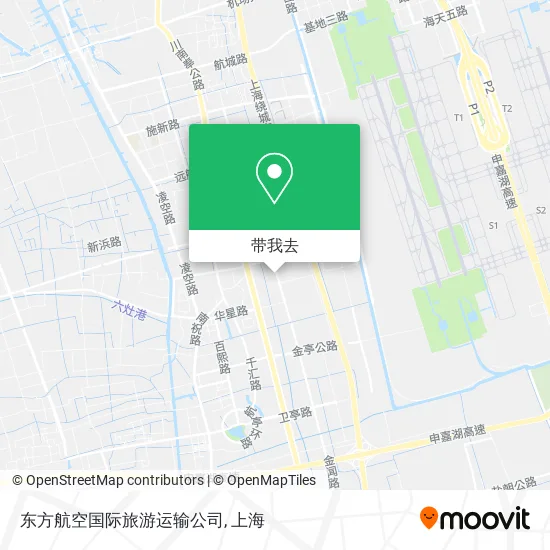 东方航空国际旅游运输公司地图