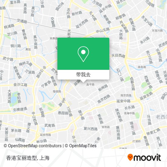 香港宝丽造型地图