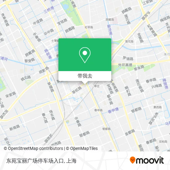 东苑宝丽广场停车场入口地图
